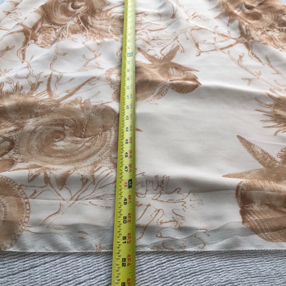 Boston Proper strapless seashell maxi dress size medium B8 - Picture 7 of 8